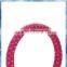 fairisle knitted kids earmuff with felt flower and fluffy lining