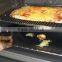 40cm*30cm Heat Resistant PTFE Coated Non-stick BBQ Baking Grill Sheet Mat (Black)