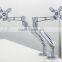 jiaxing supply !18''--28'' monitor arm Flexible Desk Clamp Mount LCD art surface Articulating Flat Panel LCD monitor Arm
