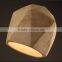 Natural feature cement /concrete lamp shade with light designed for home pendant ceiling lamp and wall decor