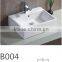 chaozhou ceramic basin square shape single hole white wash basin hot sale art basin new design hot sale art basinB004