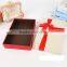 Exquisite color quality cardboard gift box decorated bow carton