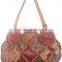 designer women leather handbag medium size cowhells material fantastic design