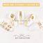 custom new fashion India Tribe style nail art sticker decals 3D nail sticker metallic tattoo sticker set
