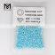 wholesale cheap price 1.25mm round machine cut turquoise nano gemstone