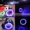 Sanyou 15W 1500LM 6500K LED blue color angel eye Motorcycle Headlight, H/L projector headlight