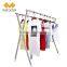 Modern simple design compact custom steel metal portable garment rack clothes drying rack