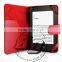 Ultra High Quality Super Stylish Litchi Texture Plain Flip PU Leather Case For Amazon Kindle Paperwhite 3/2/1 Tablet Cover