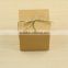 Square Kraft Paper Candy Boxes Wholesale Wedding Favor Boxes With gift tag