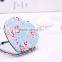 heart shape pocket mirror metal gift