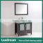 single Free-standing bathroom vanity cabinet with mirror