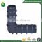Black Plastic Barb Elbow For Irrigation Pipe
