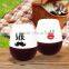 Amazon Hot Selling Fashion Design Bpa Free Silicone Wine Cup For Drinking