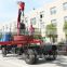 hand operated lifting equipment on truck, Model No.: SQ200ZB4, 10ton truck crane with foldable booms.