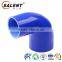 high pressure heat resistant 22mm to 16mm blue 90 degree auto silicone reducer elbow hose