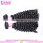 new kinky curly100% human peruvian virgin hair, natural color virgin peruvian human hair