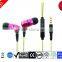 OEM high quality detachable metal earphone/headphone/earbuds