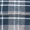 100% Cotton Twill Shirting Fabric, Flannel/Two-side Brushing Check/Plaid Fabric