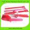 Custom hook and loop strap adjustable cable ties red color