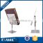 High quality exhibition Glossy Metal Shirt display stand for Clothes Store
