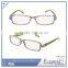 wholesale popular plastic flower printing reading glasses