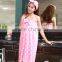 lady pink women sleeveless bathrobe