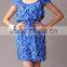 Pretty Steps 2016 New Dress Cap Sleeve Women Clothing Women Wear Elegant Ladies Casual Floral Printed Dress
