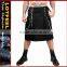 Dark Street style gothic pleated straps utility kilt (ROCK018)