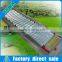 Economical arch roof type tunnel greenhouse steel structure greenhouse panels