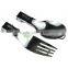 Stainless Steel Foldable Spoon Fork Set for Outdoor Camping Hiking Picnic