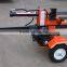 Orange and black 610mm ram travel Gasonline 18Ton Log splitter wood log cutter splitter