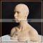 Fashion store window display fiberglass female Mannequin head on sale