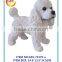 hot selling polyresin white dog statues