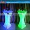 led glowing tables high top cocktail tables led cocktail table