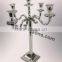 Wedding candelabra/Antique aluminium candelabra with silver finish