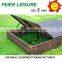 hot sell sun lounger with canopy