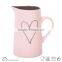 Hot selling Delicate Handpainting Stoneware Houseware Ceramic Pitcher