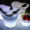 Lighting LED Plastic Flower Pot,rechargeable LED Planter