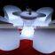 illuminated rotational Infrared Remote control led lumious chairs and table