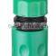 1/2" plastic 4 pcs hose nozzle set with hose connector for garden watering