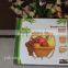 100% Bamboo Made Apple Shape Folding Fruit Basket