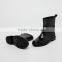 Water Resistant Modern Unique Loose Ankle Height Solid Color Cheap Comfortable Garden Shoes Molded PVC Injection Rain Boot Shoes
