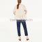 OEM Wholesale Custom Made Asymmetric Frilled Top Latest Design Girls Woman Top