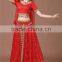 Indian sparkle belly dancing costume belly dance set