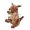 Mom and baby plush toys custom stuffed kangaroo baby kangaroo plush toy