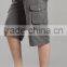 man shorts, MTM service, half leg length shorts, gray shorts