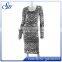 Classical Summer Dress Casual Women Dress 92%Polyester 8%Spandex
