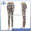 Custom women fitness sports leggings with Camo 2017 Spot Drill design