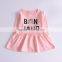 S33600W European Style Girl Child Fashion Autumn Cartoon Dress
