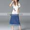 Superior Quality Soft long blue jean skirts for women